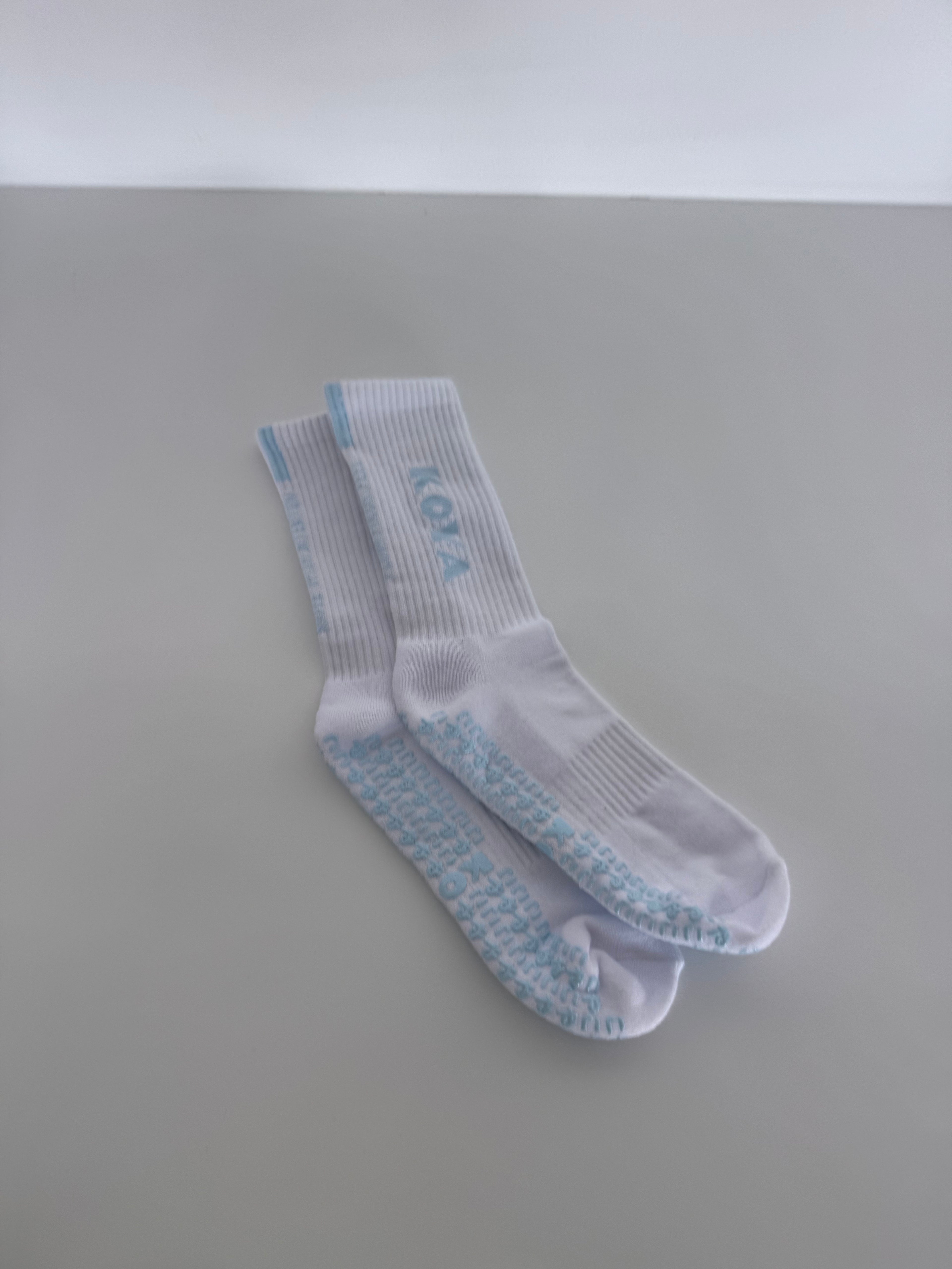 White / Sky Blue logo