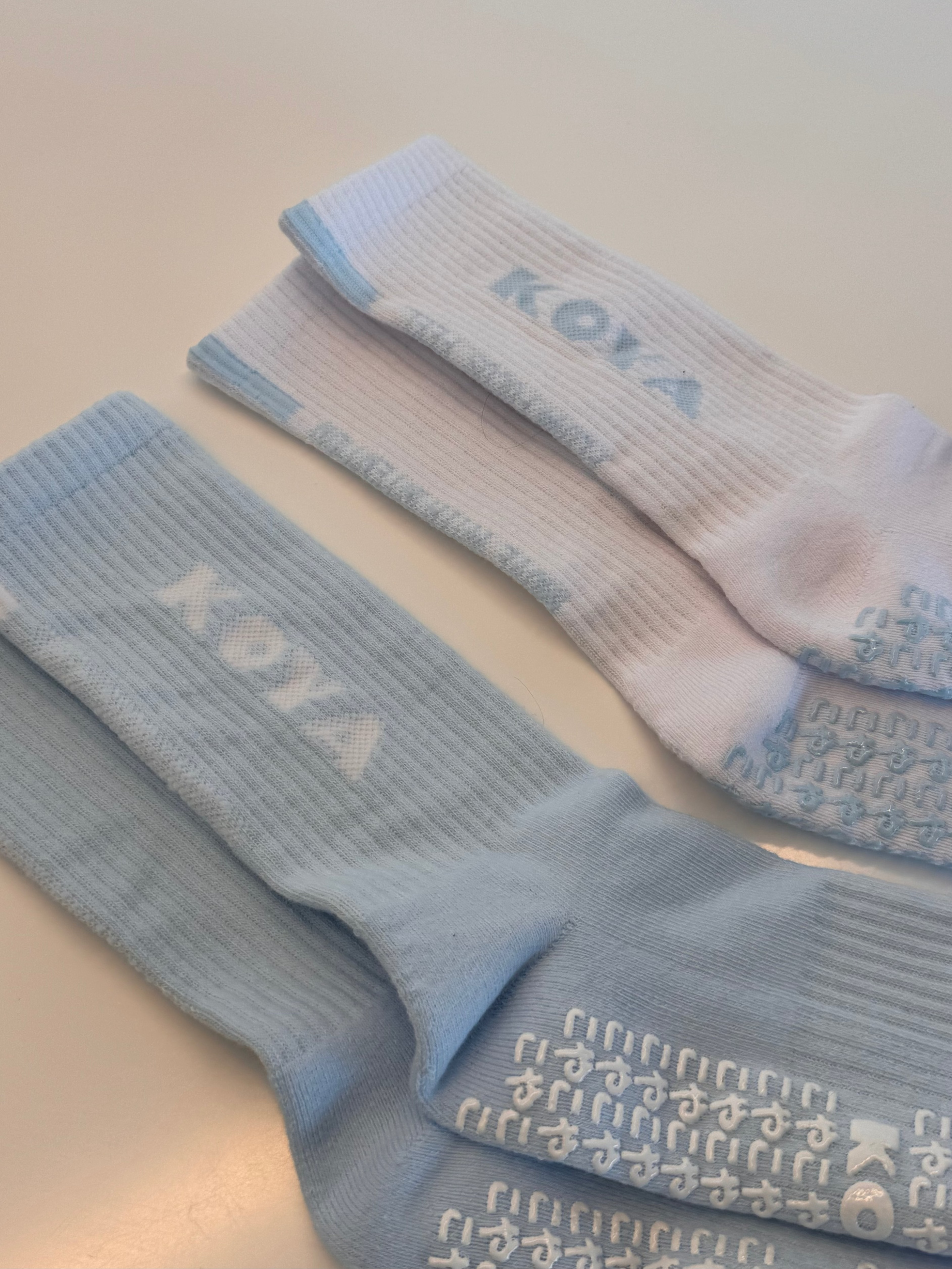 White / Sky Blue logo