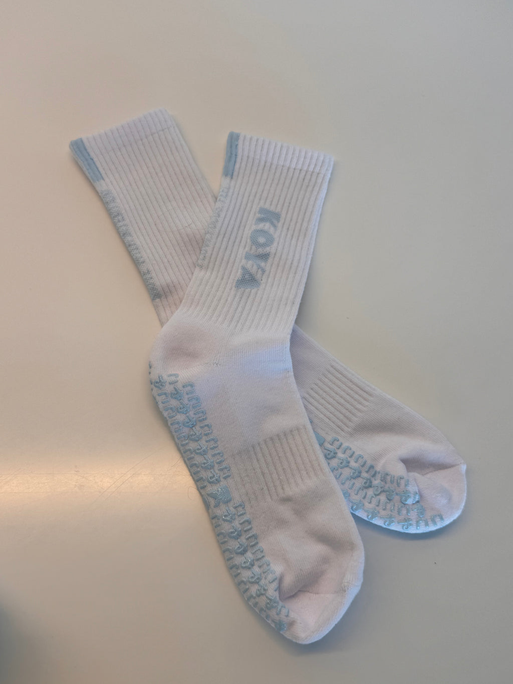 White / Sky Blue logo
