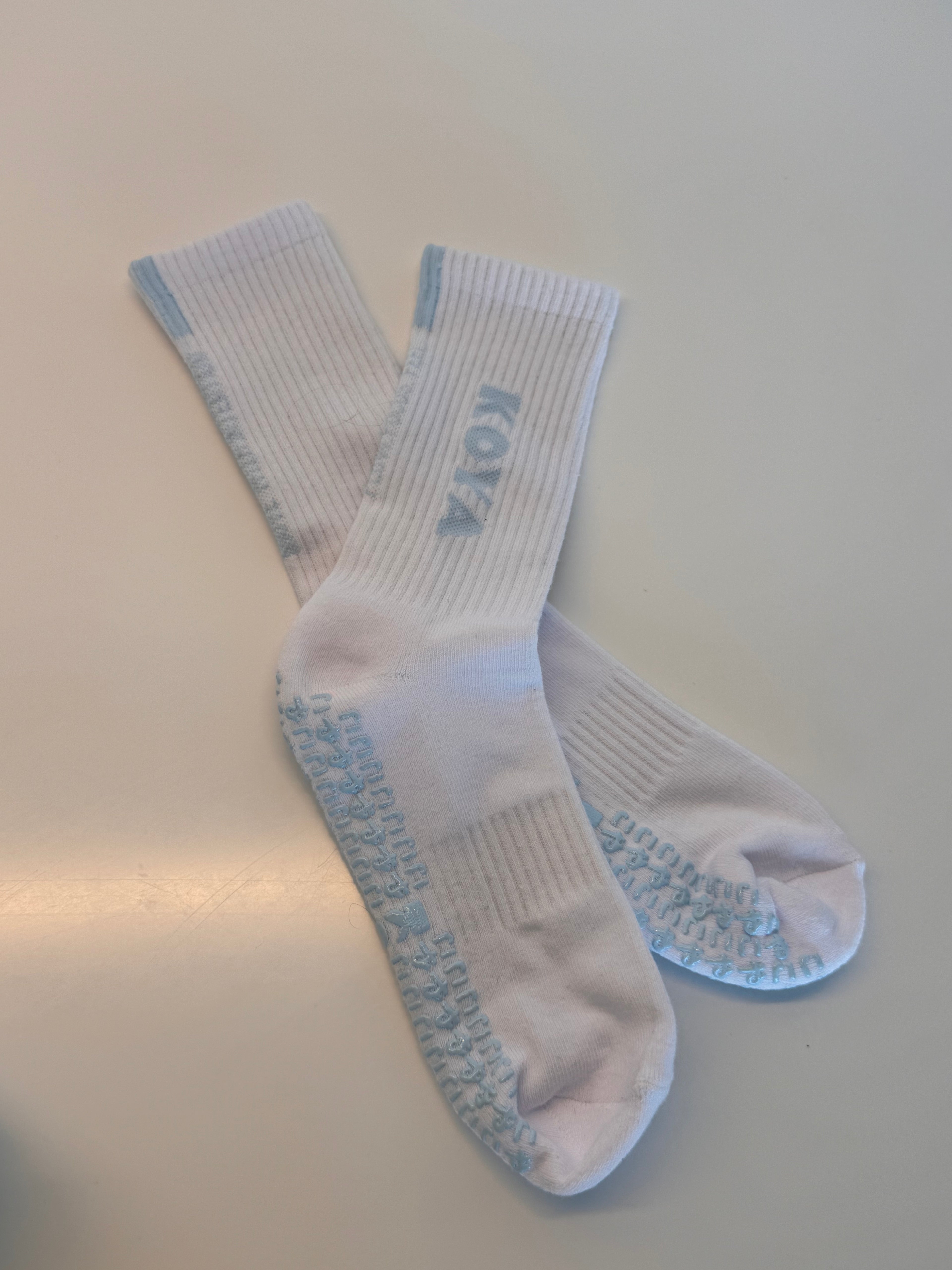 White / Sky Blue logo