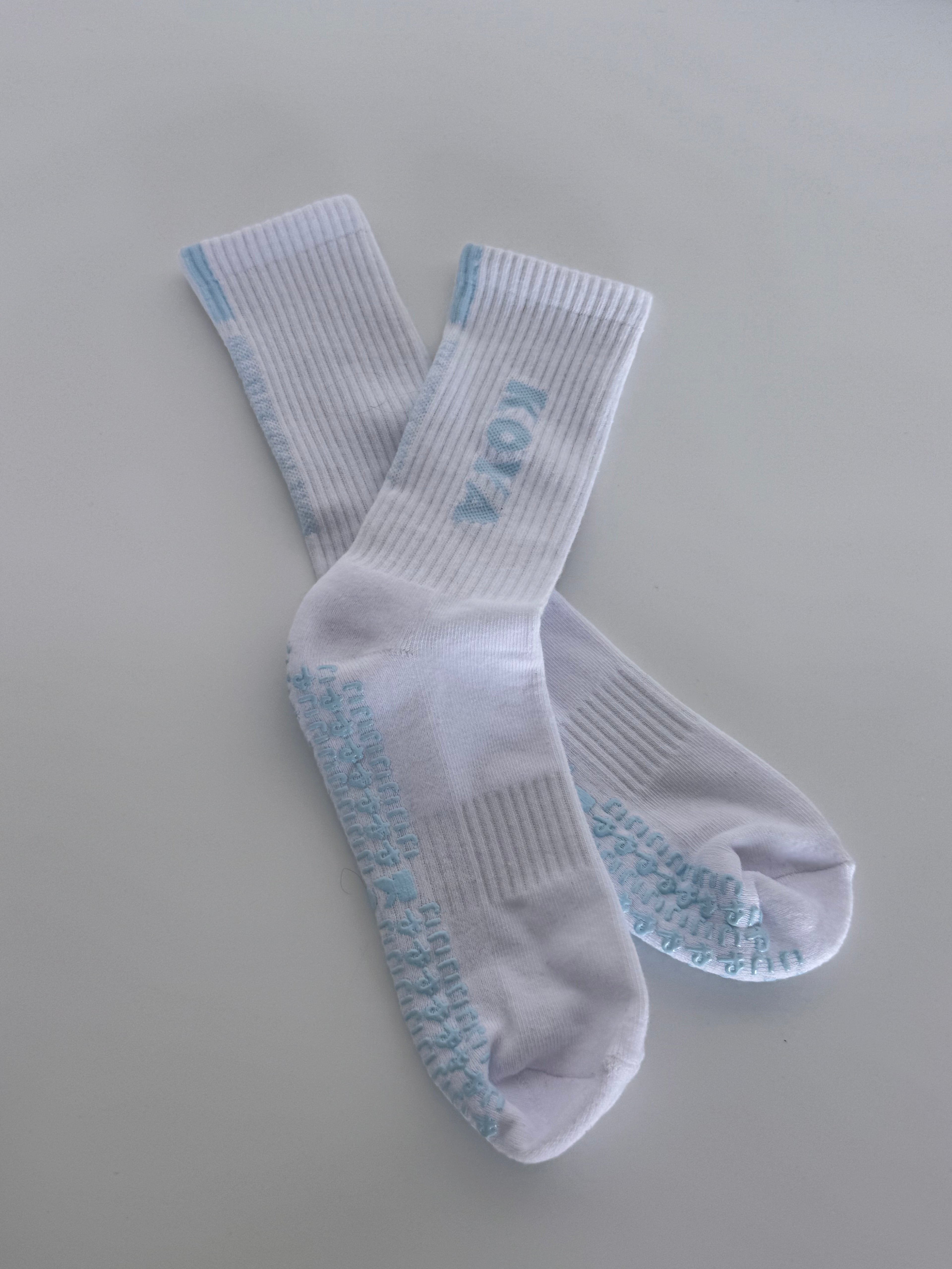 White / Sky Blue logo