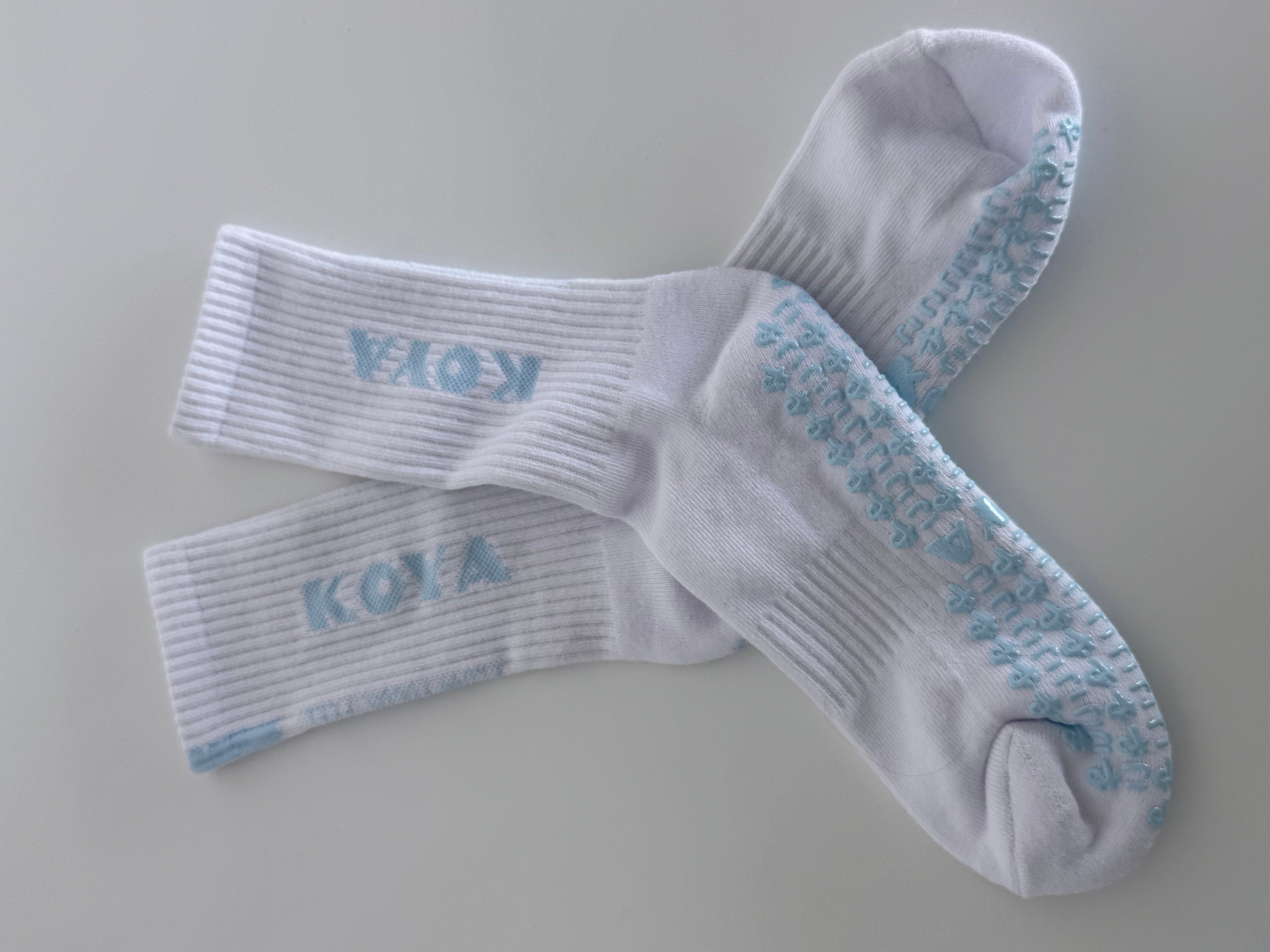 White / Sky Blue logo