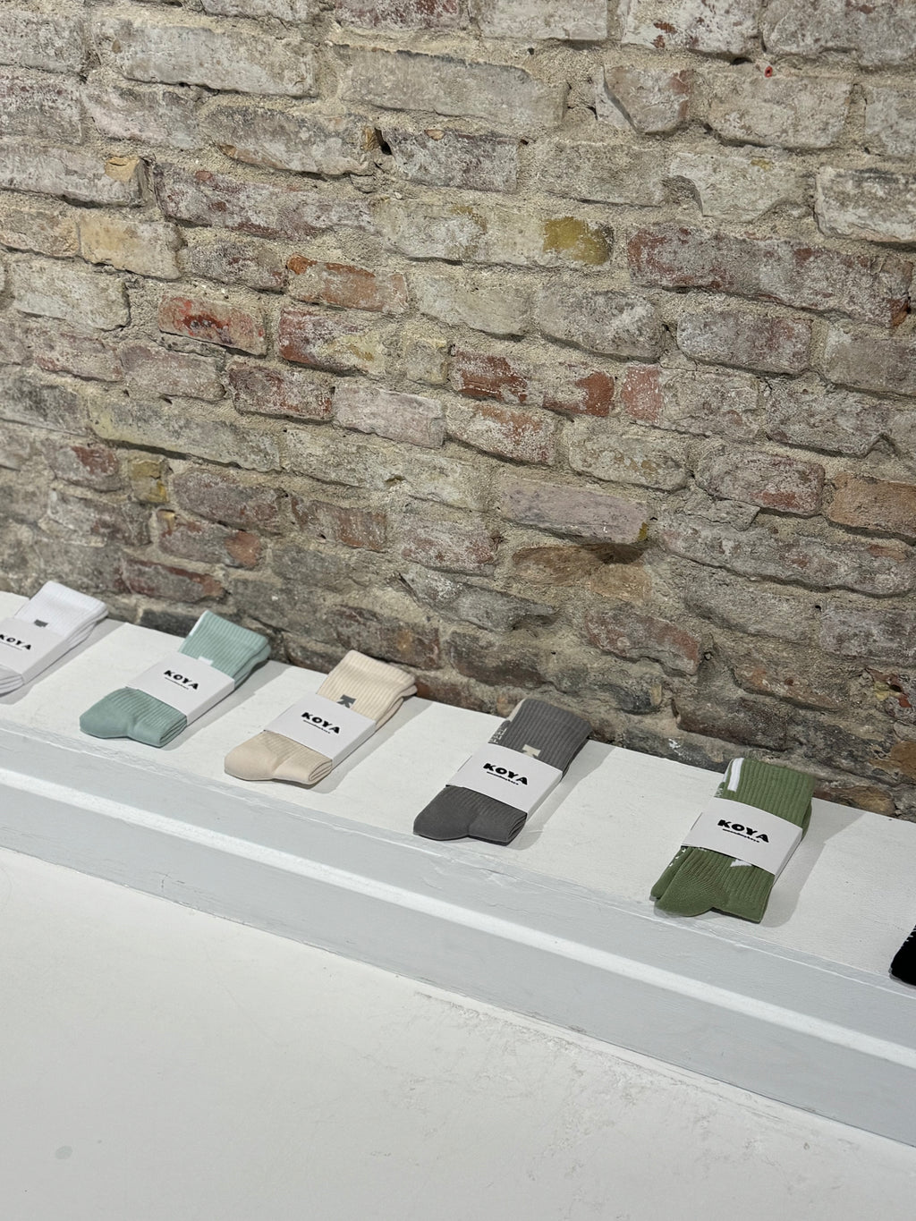 Army Green/White reformer grip socks